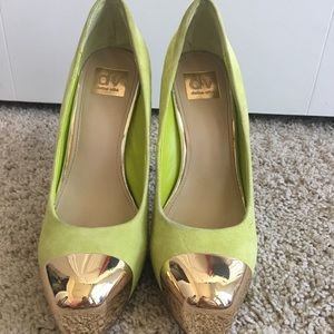 Green high heels